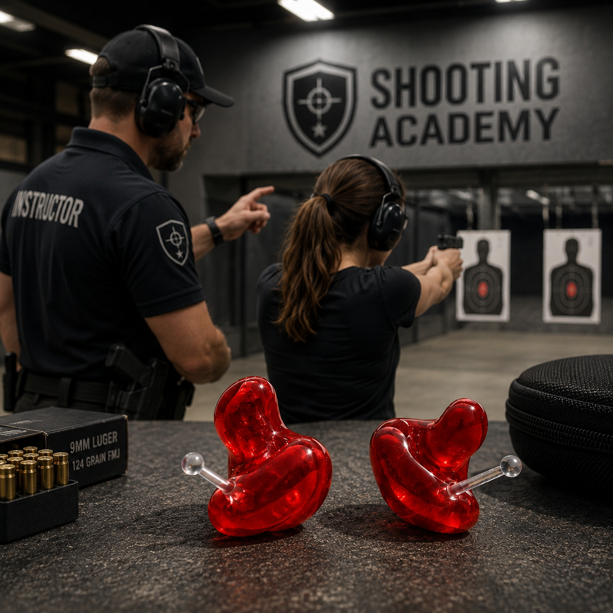 Shooting Custom Earplugs