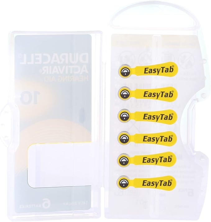DURACELL ACTIVAIR SIZE 10 HEARING AID BATTERIES ( 60 PCS PACK)