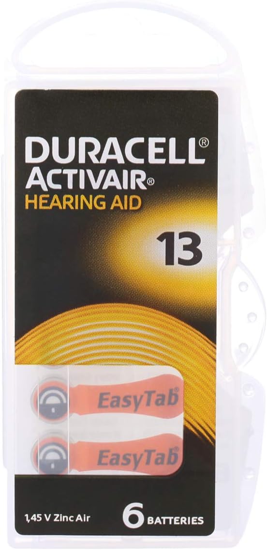 DURACELL ACTIVAIR SIZE 13 HEARING AID BATTERIES ( 60 PCS PACK)