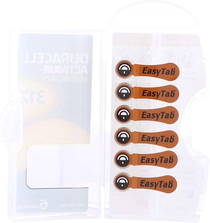 DURACELL ACTIVAIR SIZE 312 HEARING AID BATTERIES ( 60 PCS PACK)