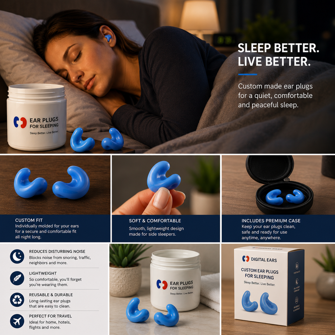 Sleeping Custom Earplugs