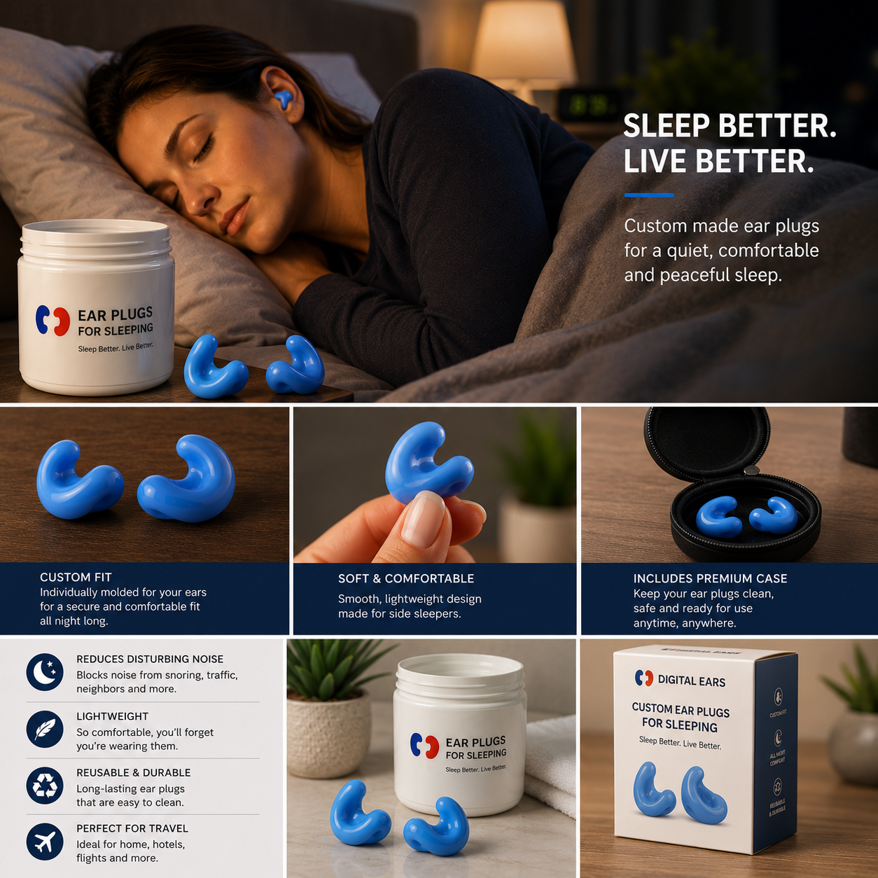 Sleeping Custom Earplugs