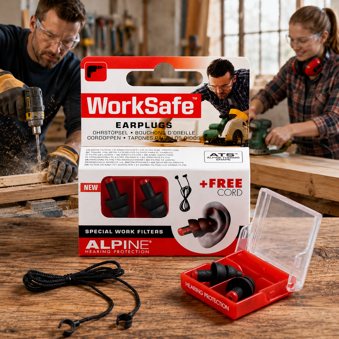 Alpine WorkSafe Earplugs