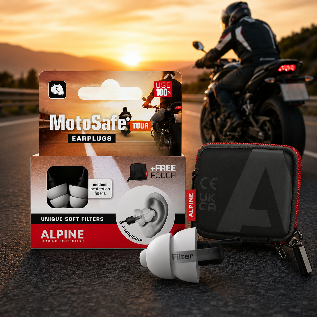 Alpine MotoSafe Tour Earplugs