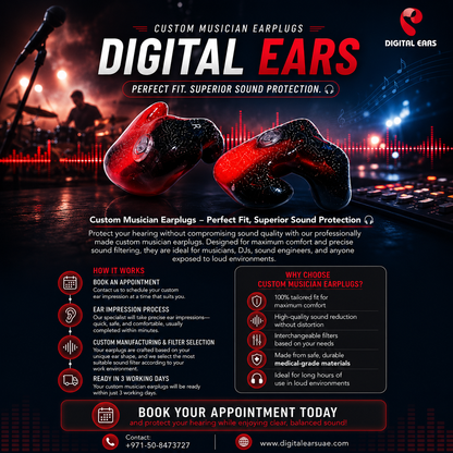 Musicians &amp; DJ Custom Earplugs